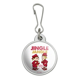 Year Without a Santa Claus Jingle Jangle Jacket Handbag Purse Luggage Backpack Zipper Pull Charm