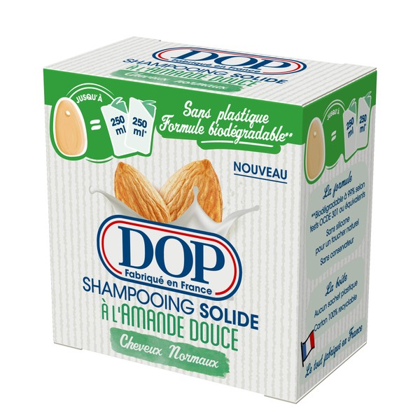 DOP - Shampooing Solide - Pour Cheveux - À l'Amande Douce - 65 g