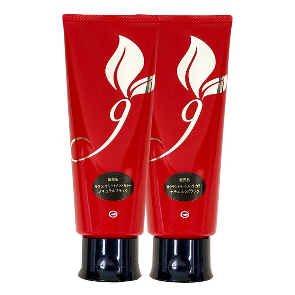 Glacia Cherry Treatment Color, Black, 7.1 oz (200 g), Set