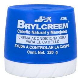Crema Acondicionadora Brylcreem Azul 220g