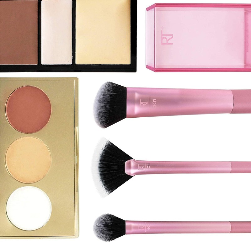 Real Techniques Cruelty Free Sculpting Set, Includes Fan or Setting