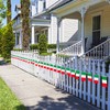 AhfuLife Italy Flag Chain Bunting, 1 Piece 30 Flags 14