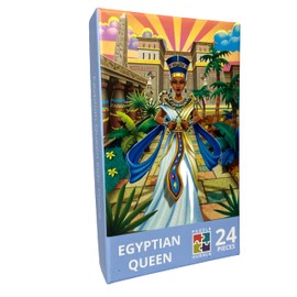 Puzzle Huddle, Egyptian Queen, Kids Jigsaw Puzzle, 10in x 13in, 24 Pieces, Age 6+
