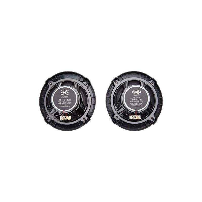 Sony XS-FB1330 5.25" 240W 3-Way Speakers-Tweeter, 2 Set