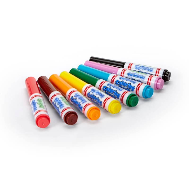 Crayola Pip Squeaks Washable Markers, Mini Markers in Classic Colors,