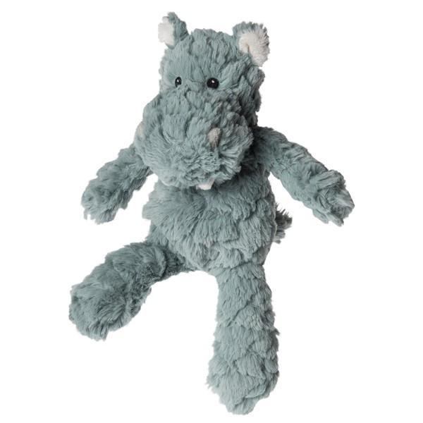 Mary Meyer Putty Nursery Stuffed Animal Soft Toy, 11-Inches, Slate Blue Hippo