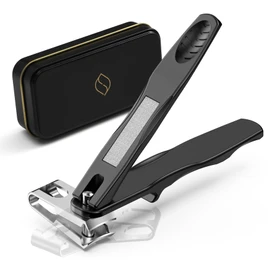 FERYES 360° Rotating Nail Clippers for Seniors, Long Handle Fingernail Clippers for Men and Women, Ergonomic EZ Grip Toenail Clippers for Thick Nails