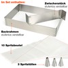 Moritz & Moritz Rectangular Baking Frame Adjustable 5 cm High