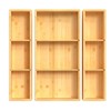 Bamboo Drawer Organizer 12.5'' X 12.5'' X 2'', Adjustable 3