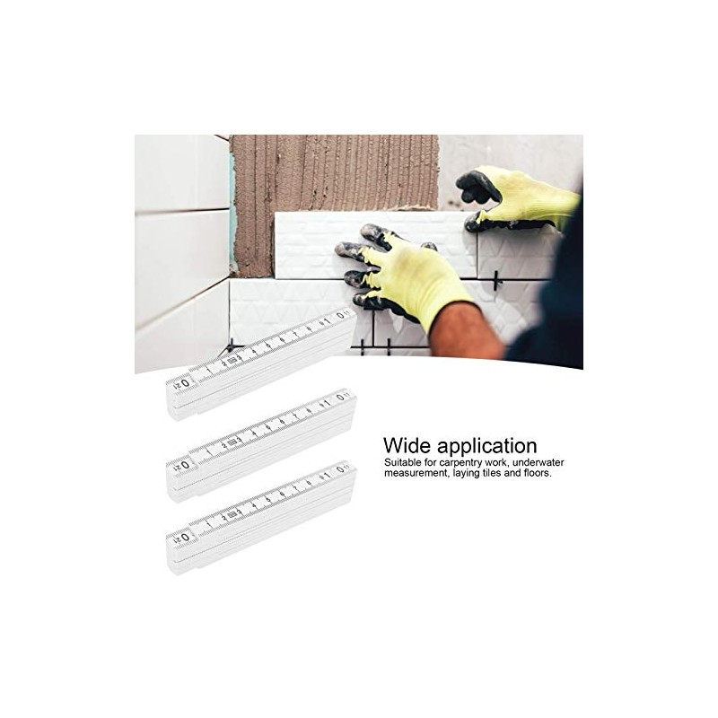 3 uds regla plegable DIY regla de múltiples ángulos medición