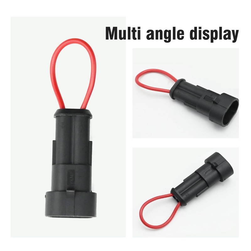 Zreneyfex 3 Pcs Seat Safety Switch Bypass Plug Connectors, Replacement