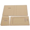 3Pcs Acrylic Template Card Bag DIY Passport Holder Leather Pattern