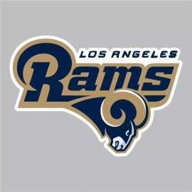 JB Company 700-187 Las Angeles Rams 3" Decal Sticker for Truck, RV, Boat, and More!