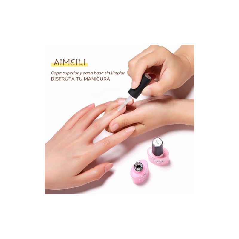 AIMEILI Esmalte De Uñas Soak Off UV LED Uñas De
