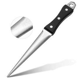 DICAFU Hoof Knife Sharpener,10 Inch Farrier Tool,Honing Rod with Professional Ergonomic Solid Wood Handle for Hoof Knives and Most Kinds of Farm Knives