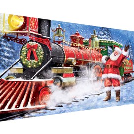 YALKIN DIY Diamond Painting Kits for Adults, 5D Purple Waterfall Large Diamond Art with Round Drills Full Drill Gem Big Painting Set for Home Wall and Gifts 16 x 28 inch (40x70CM)