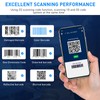 JRHC Bluetooth Barcode Scanner, Mini 2D Portable Wireless Barcode Scanner