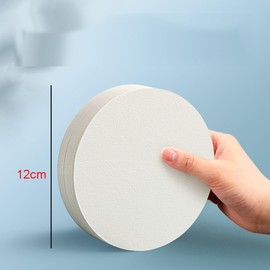 50 Sheets Blank Watercolor Cards Round Watercolor Paper Sheet Bulk Painting Watercolor Paper Pad Art Paper Cards Watercolor Drawing Paper Watercolor Cardstock (300gsm, 4.7 Inch)