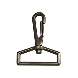 Wuuycoky 1.5" Inner Diameter D Ring Gun Color Lobster Clasps Swivel Snap Hooks Pack of 6