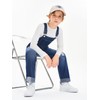 Haloumoning Boys Denim Bib Overalls with Adjustable Straps and Convenient