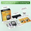 MicroTech Blood Glucose Monitor Kit 100 Strips & Lancets, No