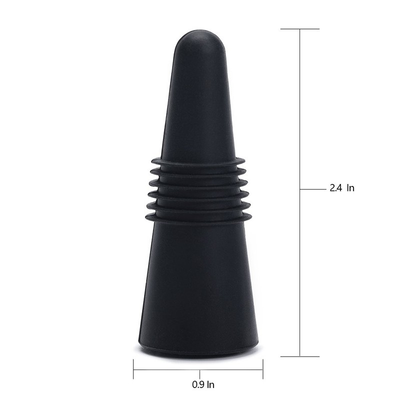 OHMAXHO Wine Stoppers (Set of 5), Silicone Wine Bottle stopper