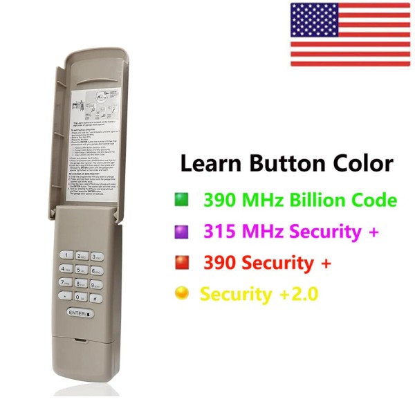 Unbranded Replacement 877LM Wireless Keypad Entry System for Liftmaster Garage