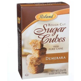 Roland Products  Demerara Cut Sugar Cubes  17.5 Oz