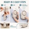 Portable Mini Bladeless Clip-On Fan, 3-Speed USB-C Rechargeable Wearable Shirt