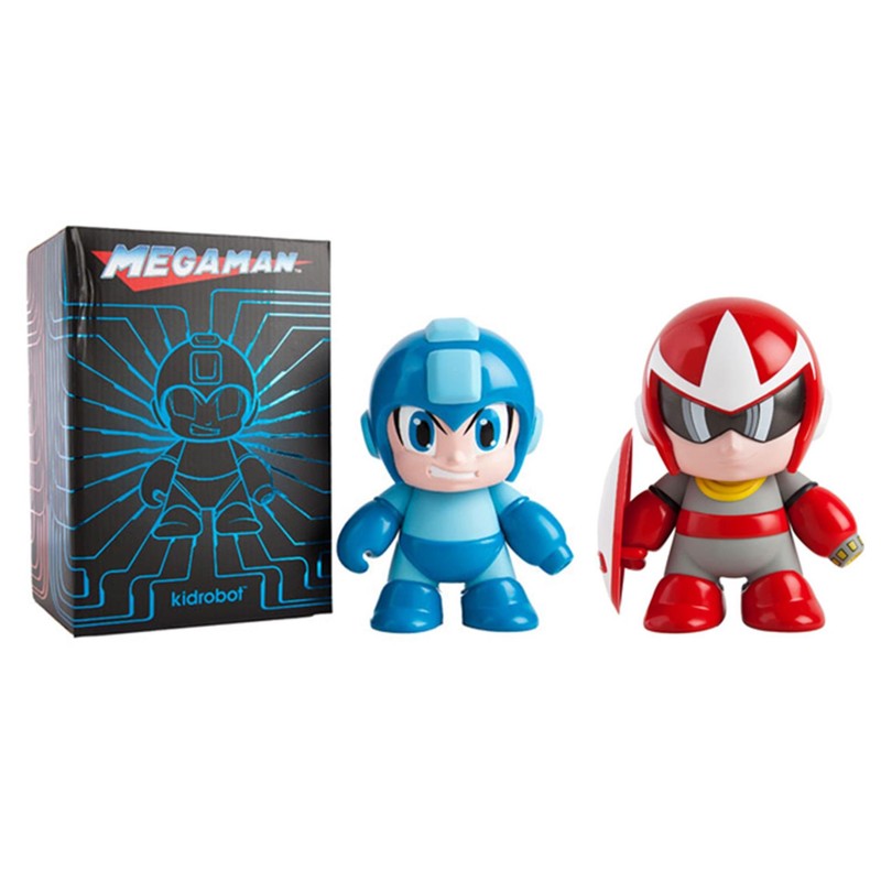 Kidrobot Vinyl Mega Man Proto Man Medium Figure 7 Inches