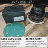 Serious Grit - 5-Inch 9-Hole 2000 Grit Sanding Discs -