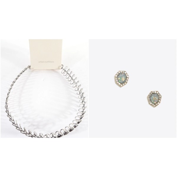 J.CREW urban outfitters Urban Outfitters WOmen's Tattoo Necklace J.Crew Stud