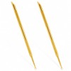 2Pcs Stainless Steel Cuticle Pusher