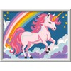 Ravensburger Creart Pink Unicorn Paint by Numbers Kit for Children