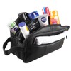 RAS Wallets Mens Large Genuine Leather Travel Overnight Wash Gym