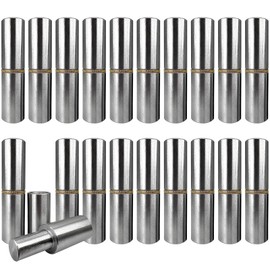20 Pcs Weldable Barrel Hinges Heavy Duty Steel Weld On Bullet Door Hinge Detachable Hinges for Trailer Ramp Gate Swing Door (2-3/8")