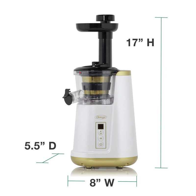Omega Juicer Cold Press 365 Vertical 65 RPM Slow Masticating