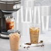 Dealusy 100 Pack - 20 oz Clear Plastic Cups with