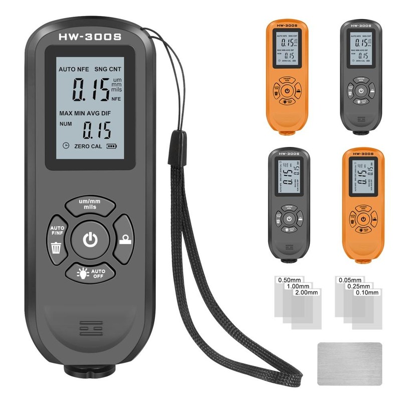 HW 300S Car Paint Film Thickness Gauge with Backlight Large