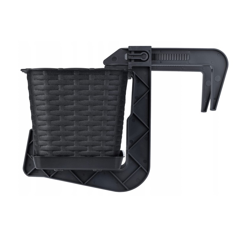 Dunes Clamp-on Universal Fit, Adjustable Planter Box Rail Brackets for