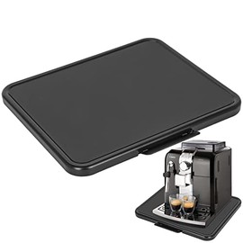 Kitchen Appliance Sliding Tray Coffee Maker Sliding Caddy with Rolling Wheels Under Cabinet Countertop Storage Organizer Moving Slider Extra Wide for Kitchenaid Stand Mixer Air Fryer Toaster Blender