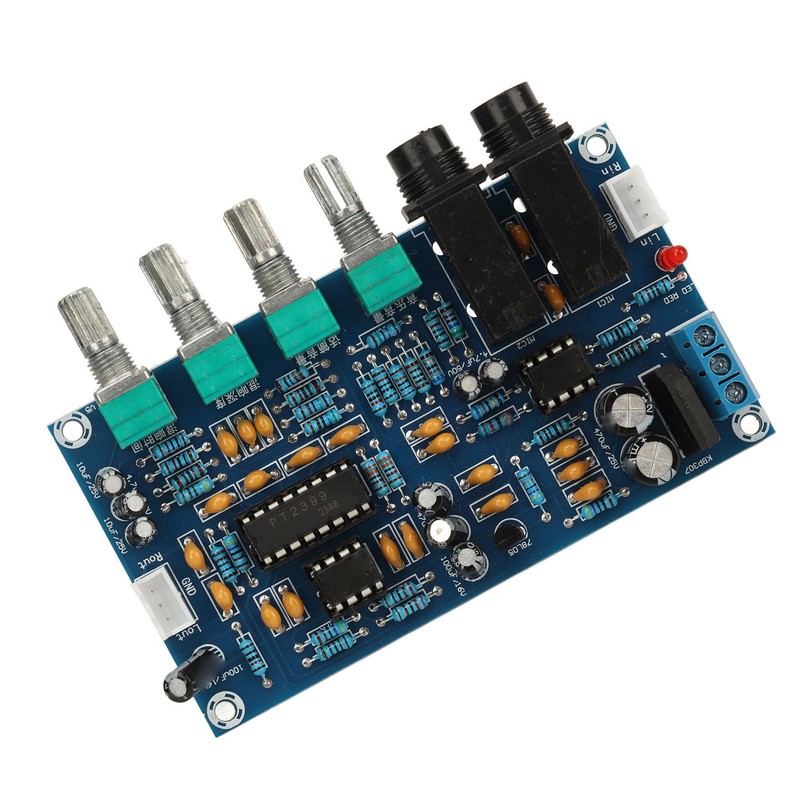 Reverberation Board Microphone Reverb Plate PT2399 Chip PCB Microphone Reverb