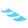 3Pcs Surfboard Fins PVC Thruster Fins Surfing Board Accessories for