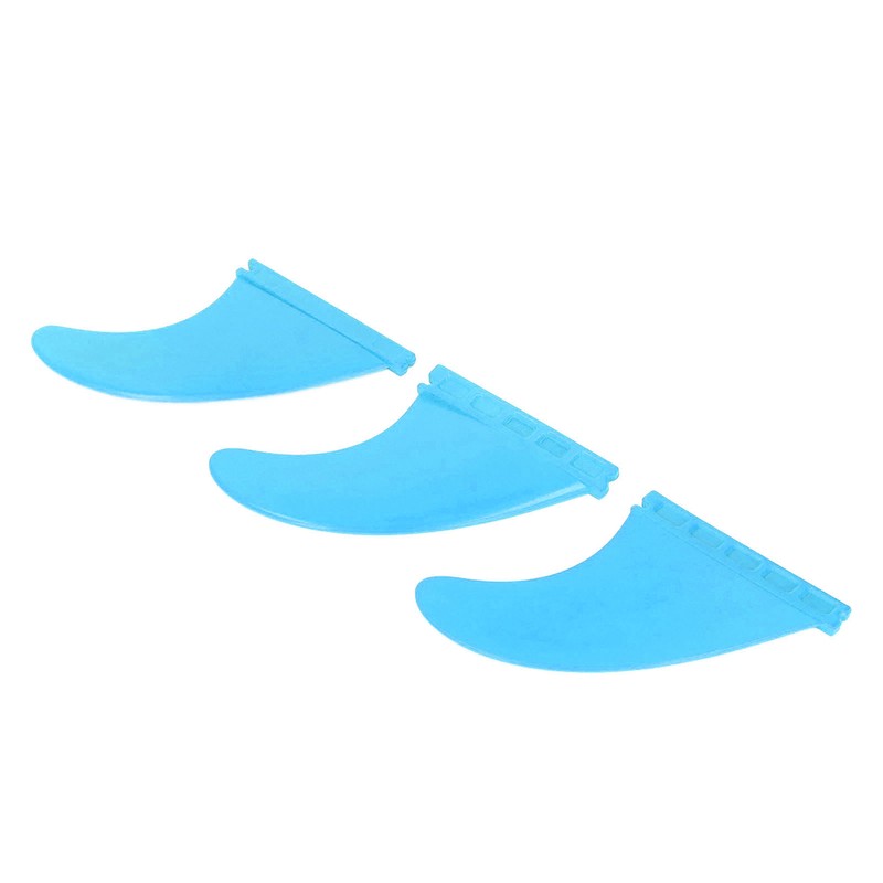 3Pcs Surfboard Fins PVC Thruster Fins Surfing Board Accessories for