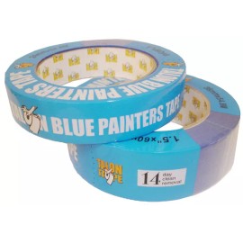 T.R.U. 1 Roll Blue Painters Masking Tape - Talon Tape: 1 INCH x 60 yds