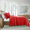 Queen Linens 3PCS Cotton Christmas Tree Oversized Bedspread Set Coverlet