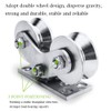 RHKING Sliding Gate Casters Groove Wheel Heavy Duty Rigid Caster