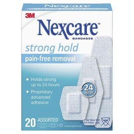 Nexcare Buy Nexcare Strong Hold Pain-Free Removal Strips Assorted 20 Pack Online