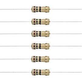 BOJACK 10 Ohm Resistors 1/2 W ±5% Carbon Film Single Resistor (Pack of 200)