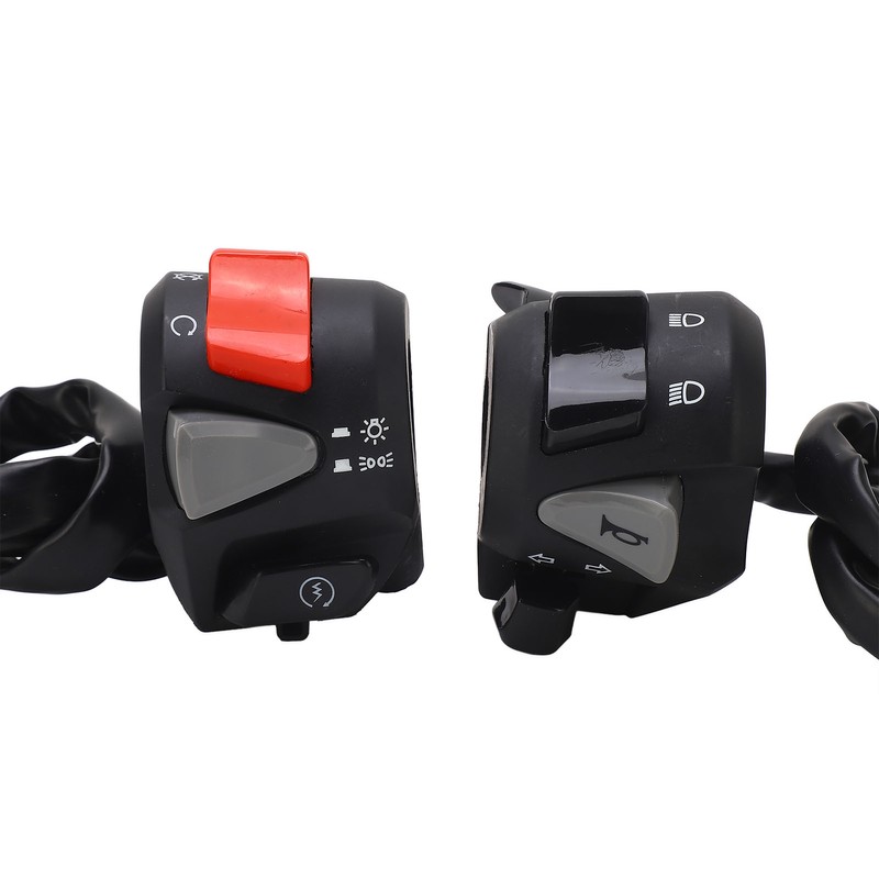 Motorcycle Handlebar Switch 7/8in Turn Signal Horn High Low Beam